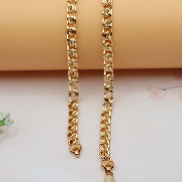 "Bold Rose Gold Chunky Chain Necklace for Statement Styling , XPNL0164 - Picture 12 of 12